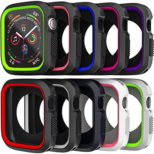 D&K בלעדיות אטום הלם תואם את Apple Watch Series 3 2 [No Screen Protector] כיסוי פגוש ספורט מגן עבור IWatch 42mm נשים גברים ילדים GPS,